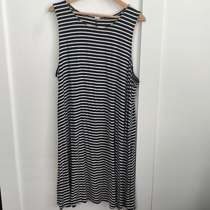 Black and white maxi dress Sz 3X